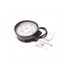 фара додаткова LED  кругла 110x128 (Дм/Ш) 27W широкий промінь (посилен.)