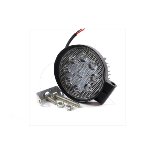 фара додаткова LED  кругла 110x128 (Дм/Ш) 27W широкий промінь