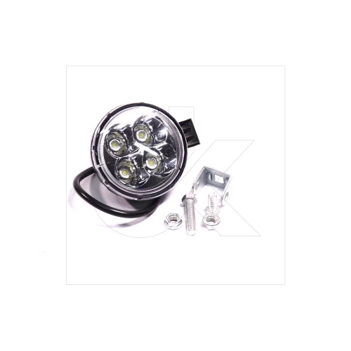 фара дополнительная LED  круглая 110x128 (Дм/Ш) 12W узкий луч