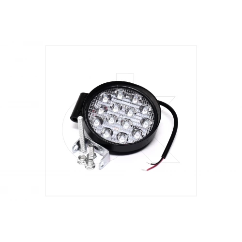 фара дополнительная LED  круглая 116x137,5 (Дм/Ш) 42W