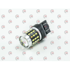 Лампа світлодіодна БЦ 12-21+5 WHITE  54 SMD 4014 лінза + драйвер 640Lm