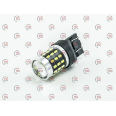 Лампа світлодіодна БЦ 12-21+5 WHITE  54 SMD 4014 лінза + драйвер 640Lm