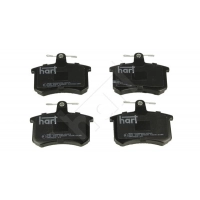 колод.торм. зад. Audi A6 (94-97), A4 (94-99), 100 (82-94) сист.LUCAS  (HART)