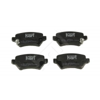 колод.торм. зад. Opel Astra G/H, Zafira A/B, Combo сист. TRW  (HART)