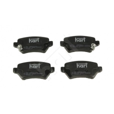 колод.торм. зад. Opel Astra G/H, Zafira A/B, Combo сист. TRW  (HART)