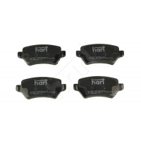 колод.торм. зад. Opel Astra G/H, Zafira A/B, Combo (HART)