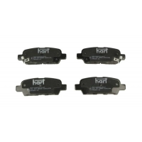 Колодки гальмівні зад. Nissan Rogue, Juke, Qashqai, X-Trail (T31) /Infiniti EX, FX, G, Q50  (HART)