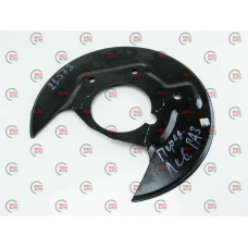 щит тормоза перед. Газель левый