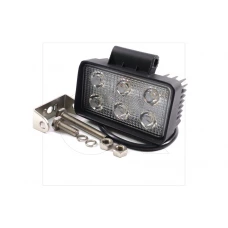 фара додаткова LED  прямокут. 110x114,5х50 (Д/В/Ш) 18W широкий промінь