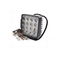 фара дополнительная LED  прямоуг. 110x164х60 Д/В/Ш) 48W узкий луч