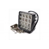 фара додаткова LED  прямокут. 110x164х60 (Д/В/Ш) 48Wширокий промінь