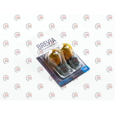 лампа БЦ 12V 27/7W BREVIA AMBER з патроном