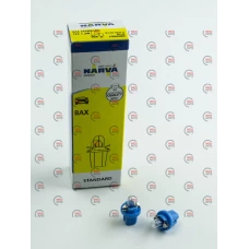 лампа БЦ 12V  1,2W  NARVA з патроном (BX8.4D)