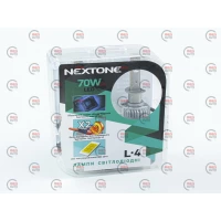 лампа LED H1 12V Nextone L4 6000K 18000L  радіатор з вентилятором+обманка