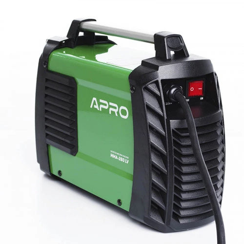 сварочный аппарат инвертор Apro  20-280 A, электрод 1,6-5,0 мм, кабели 3+2м, ПВ60% низкое напряжение