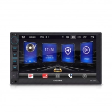 магнитола 2DIN Andr  9.0 Cyclone  FM/USB/microSD/AUX/MP5/AVI/экран 7"/Wi-Fi/BT/2х32Gb/MirrorLink/GPS
