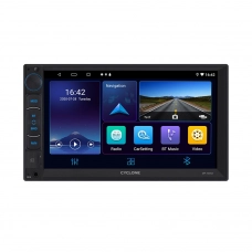 магнитола 2DIN Andr 10.0 Cyclone  FM/USB/microSD/AUX/MP5/AVI/экран 7"/Wi-Fi/BT/2х32GbGPS/реж 2 камер