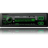 магнитола Fantom FP-328 FM/USB+USB для зарядки 2А/microSD/AUX/MP3/WMA/мультиколор подсв.