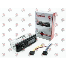 магнітола Fantom FP-317 FM/USB/SD/AUX/MP3/WMA/Bluetooth/червона підсв.
