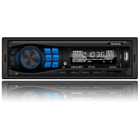 магнитола Fantom FP-318 FM/USB/SD/AUX/MP3/WMA/Bluetooth/синяя подсв.