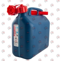 каністра пластикова вертикальна з лійкою  5л  Bi-Plast