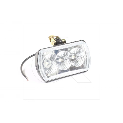 фара протитум. ГАЗ, ЗІЛ, КАМАЗ, УАЗ (прямокутна біла) LED (ДК)