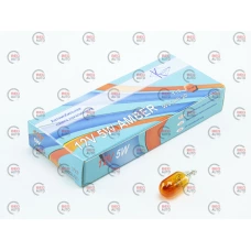 лампа БЦ 12V  5W  КВАНТ AMBER