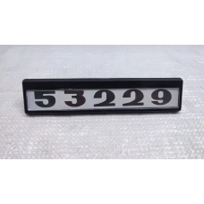 эмблема "53229" на дверь