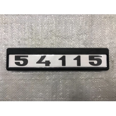 эмблема "54115" на дверь
