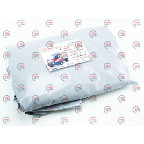 тент Г-3302-ДУЕТ н/з 2х стор. посилений сірий (8 люверсів, щільність 500г/м2) БелТент