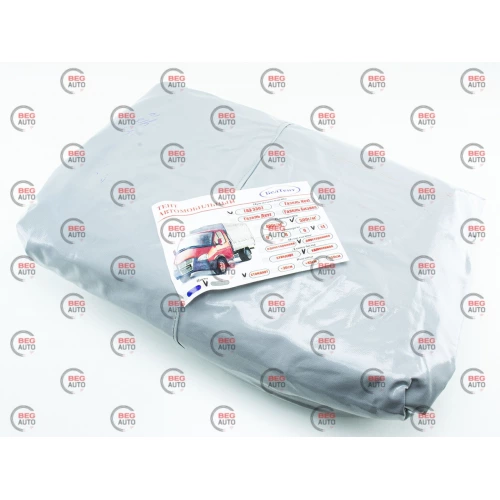 тент Г-3302-довгий база н/з 2х стор. посилений сірий (14 люверсів, щільність 500г/м2) БелТент