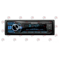 магнитола Decker FM/USB/AUX/MP3/Android/фиксир пан./Bluetooth/мультиколор подсв/процессор