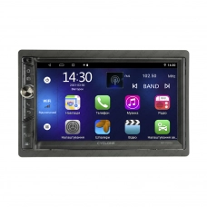 магнитола 2DIN Andr 10.0 Cyclone  FM/USB/microSD/AUX/MP5/AVI/экран7"/Wi-Fi/BT/2х32Gb/EasyConnect/GPS