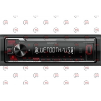 магнітола Kenwood  KMM-BT209 FM/USB/AUX/MP3/Android/знімна пан/Bluetooth/червона підсв.