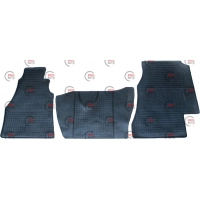 килимки салону Mercedes Sprinter I, VW LT 95-06  борт 1см, євроклітинка (3шт) Polytep