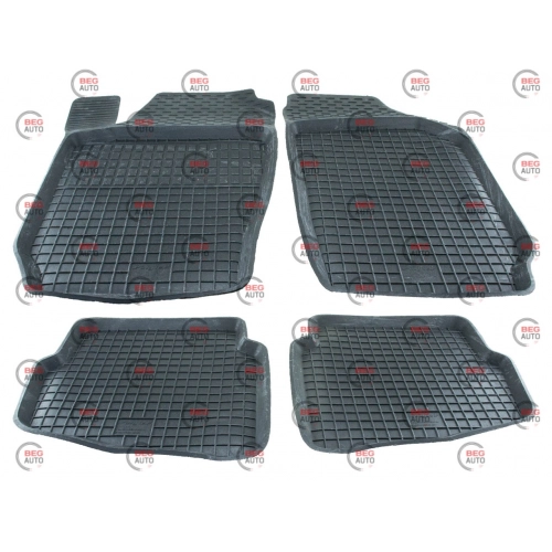 коврики салона VW Polo 2002-2009, Skoda Fabia 1999-2014, Seat Ibiza 2002-2008  борт 2,5см, высокий б