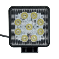 фара дополнительная LED 110х110х30 (Д/В/Ш) 27W ближний