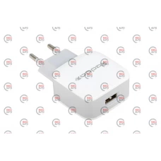 зарядка от cети 220В на  USB 2.4A белая