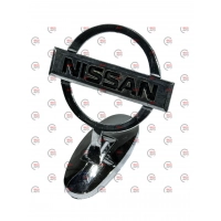 емблема капота "приціл"  Nissan