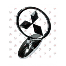 эмблема капота "прицел"  Mitsubishi