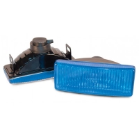 противотум. прямоуг. 125х45мм/H3/12В/55W/синяя Lavita