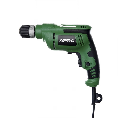 дрель  600 Вт, быстрозажим. патрон 0,8-10 мм, 0-3200 об/мин, реверс (кейс)