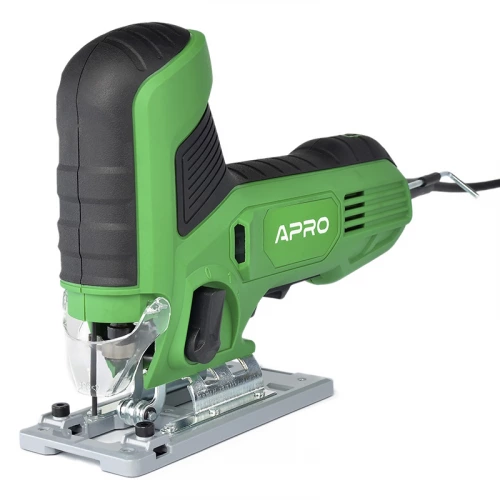 лобзик  850 Вт,  0-3300 об/мин, маятниковый ход 3 положения, масимальная глубина пропила 45мм Apro