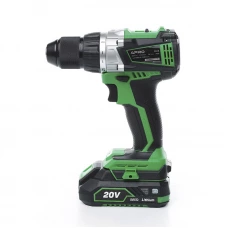 шуруповерт -дрель 2 АКБ 20 В, 2 Ач, 2100об, 2 скор., LED, инд. заряда (кейс) бесщеточный