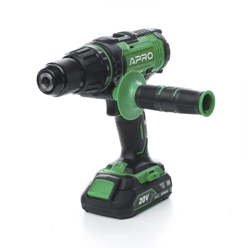 шуруповерт -дрель 2 АКБ 20 В, 2 Ач, 1750об, 2 скор., LED, инд. заряда (кейс) ударный