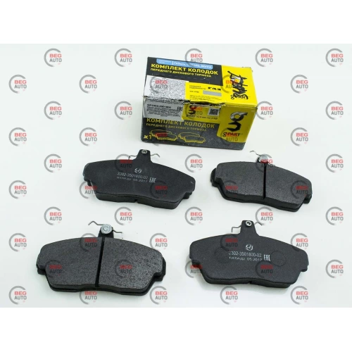 колодки торм.перед. Газель (ГАЗ-ТИИР) стандарт G-part