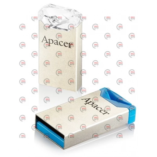 флешка USB 2.0  16Gb  AH111  mini  металл  Blue  Apacer