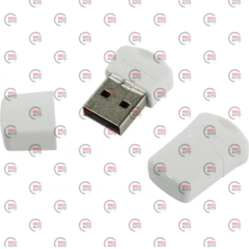 флешка USB 2.0  16Gb  AH116  mini  white  Apacer