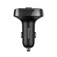 FM модулятор Baseus CCTM-01    USB/MP3/12-24В/microSD/USB быстрая зарядка 3,4А/Bluetooth 4.2