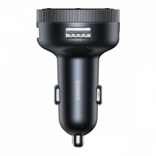 FM модулятор Baseus CCLH-01    USB/MP3/12-24В/microSD/AUX вход USB зарядка 3,4А/Bluetooth 5.0